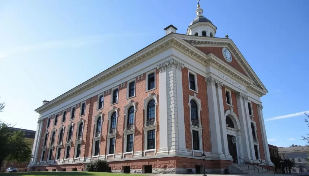 Generate an image of the Old Courthouse Museum, highlighting its historic significance.