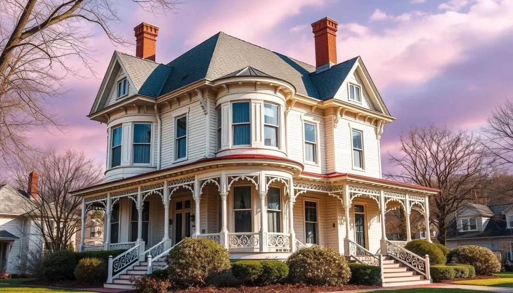 Generate an image of the Whaley Historic House Museum, a stylish Victorian home that was originally Italianate in style.