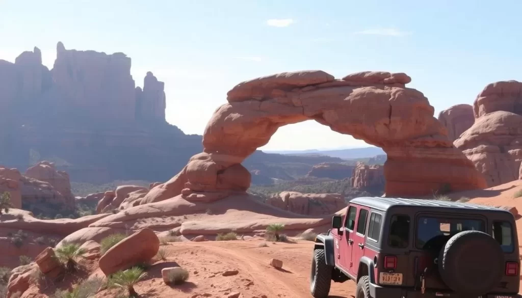 Guided 4x4 tour in Arches National Park
