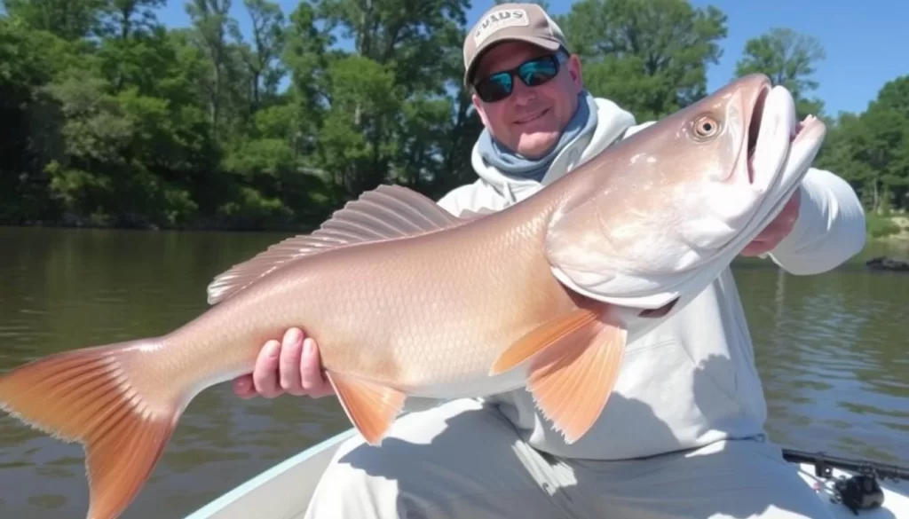 Guided catfishing charter on the Mississippi River with Blue Cat Guide Services