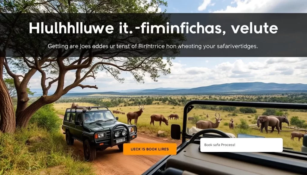 Hluhluwe-iMfolozi game drive booking image