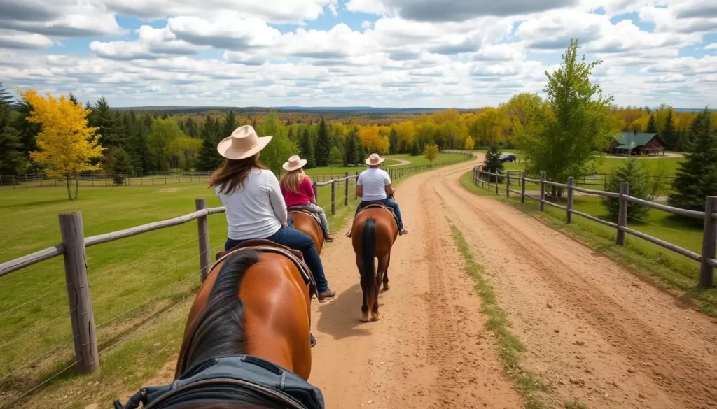 Holiday Acres horseback riding Minocqua image