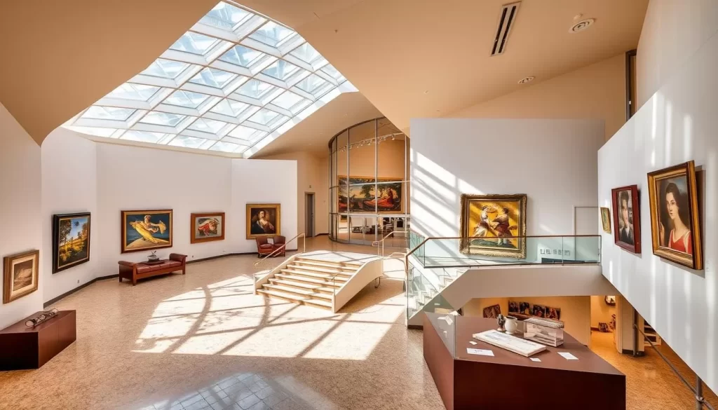 Image generation prompt for Cedar Rapids Museum of Art