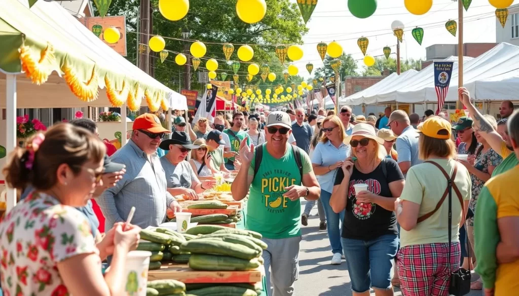 Image generation prompt for St. Joe Pickle Festival
