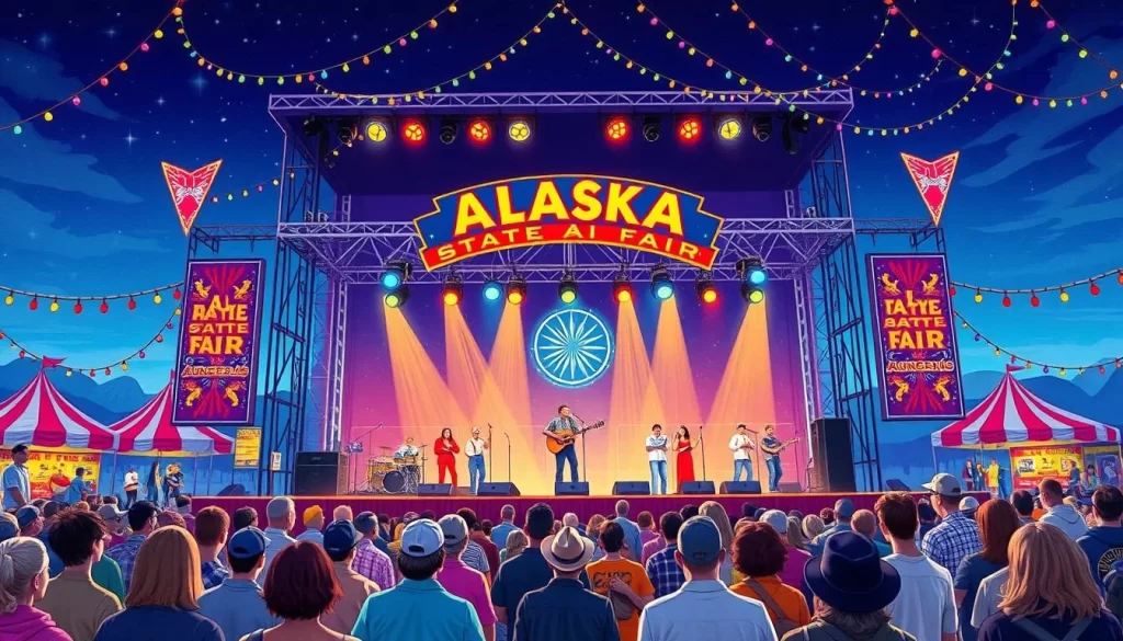 Image of Alaska State Fair concert lineup