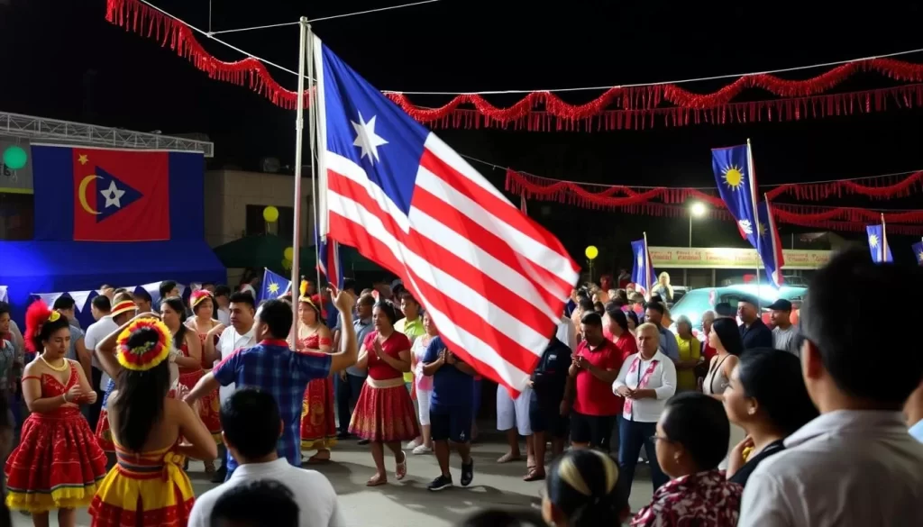 Image of American Samoa's Flag Day celebration