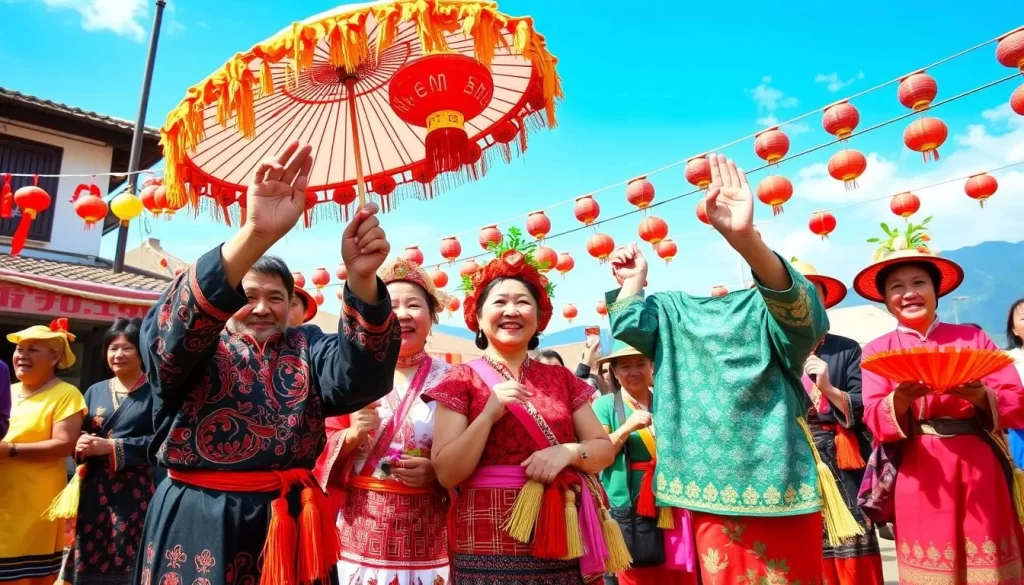 Image of Amis people celebrating the Harvest Festival in Hualien, Taiwan
