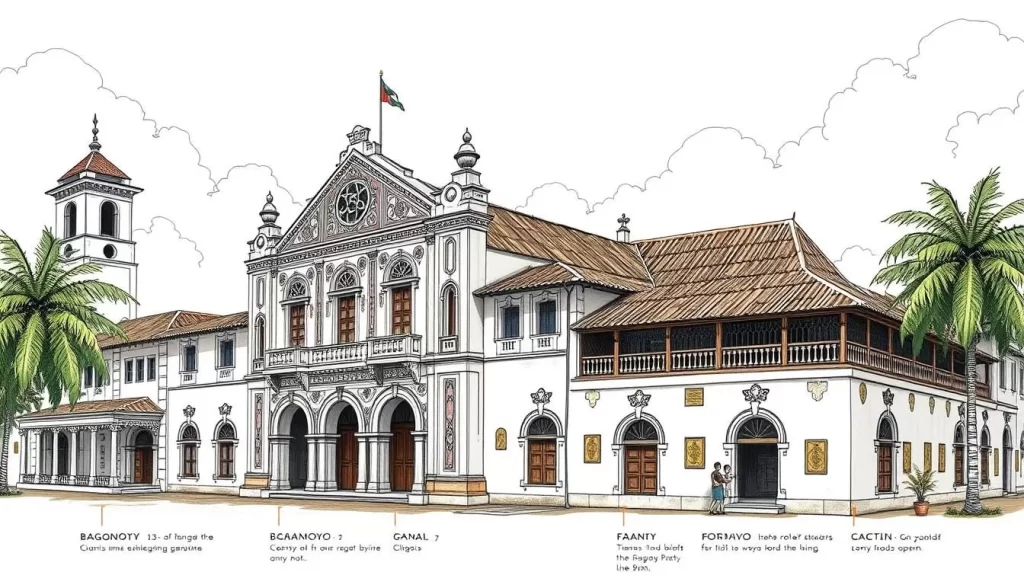 Image of Bagamoyo's colonial architecture
