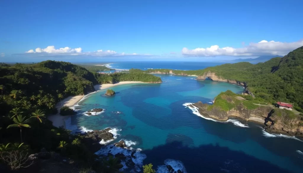 Image of Bali's diverse coastline