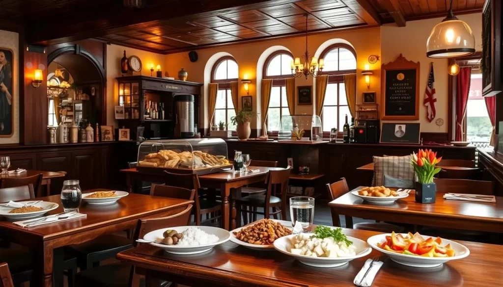 Image of Bar Mleczny Neptun's interior, showcasing traditional Polish dishes