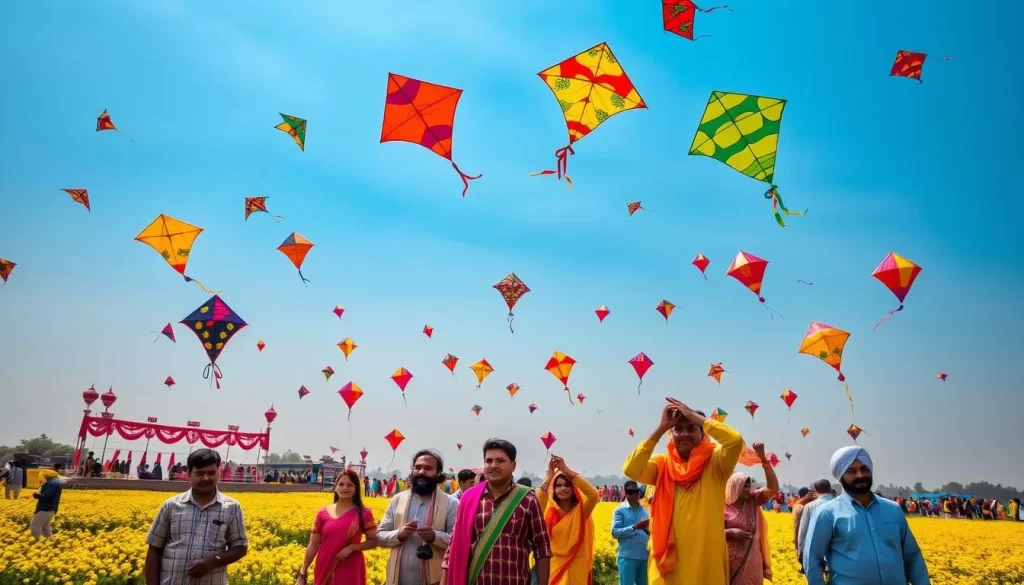 Image of Basant kite festival in Punjab