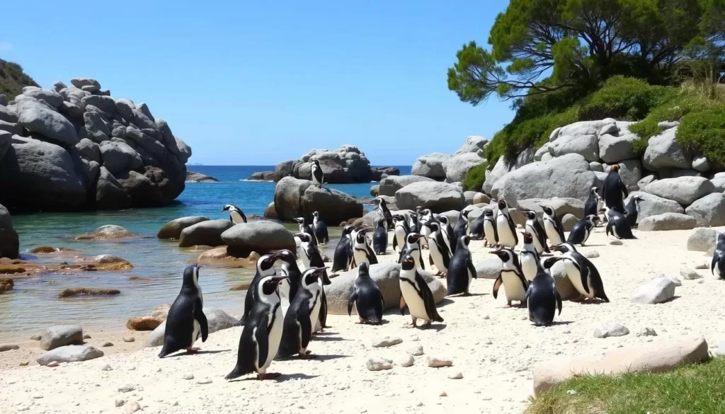 Image of Boulders Beach with African Penguins