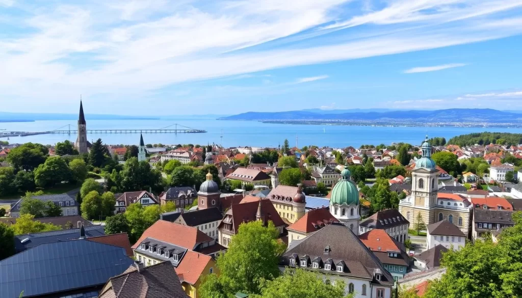 Image of Bregenz, Austria, with Lake Constance in the background