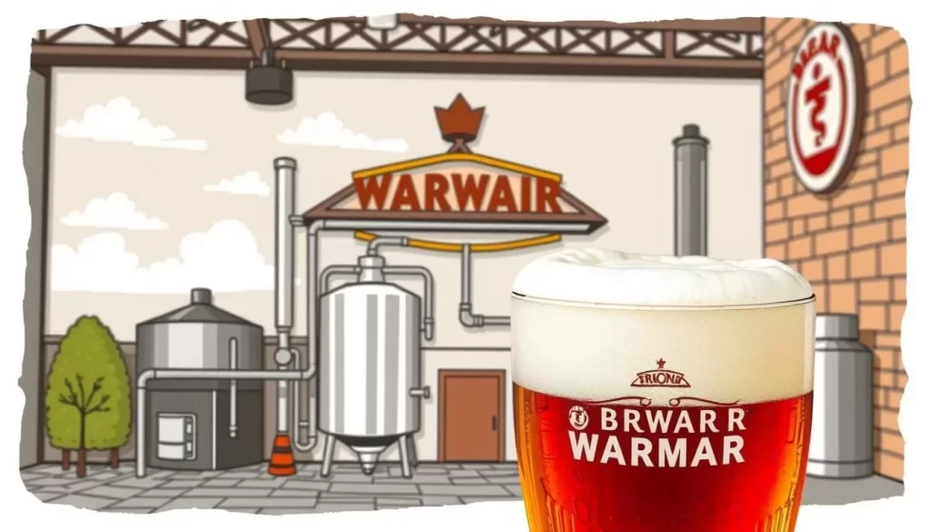 Image of Browar Warmia's brewery or a glass of their craft beer