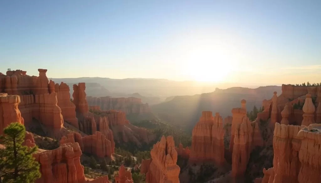 Image of Bryce Canyon National Park's hoodoos at sunrise