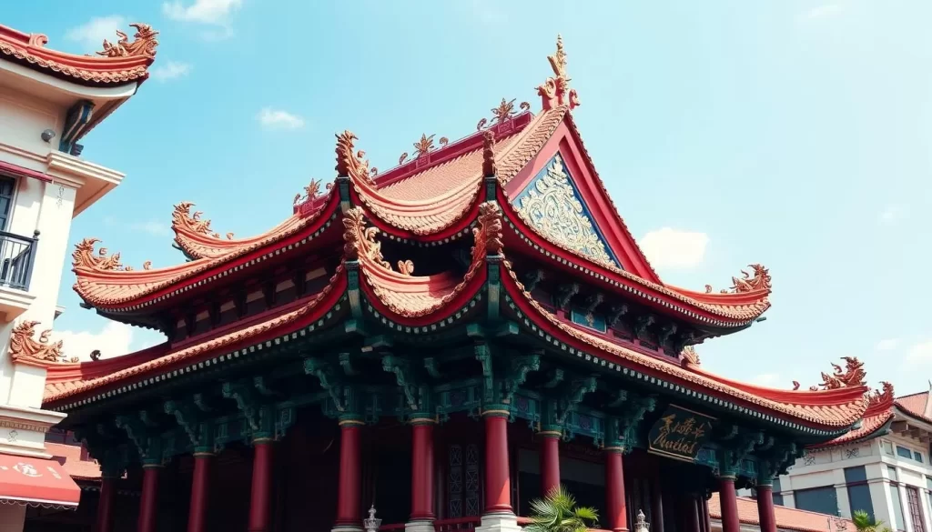 Image of Buddha Tooth Relic Temple in Chinatown, Singapore