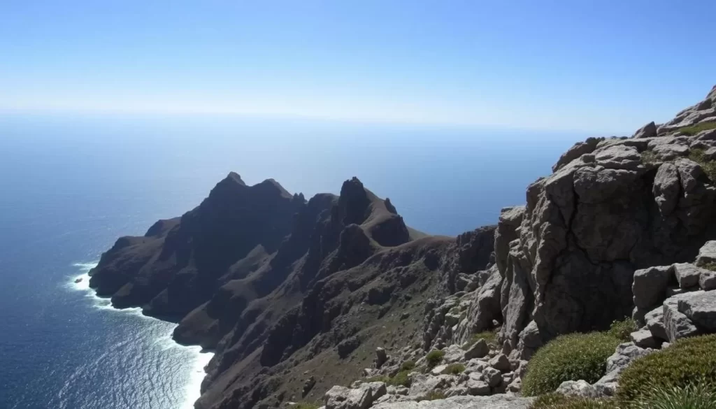 Image of Cape of Good Hope with rugged cliffs and ocean views