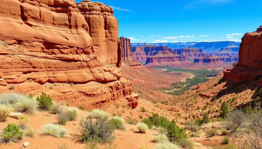 Image of Capitol Reef National Park's scenic backcountry landscape