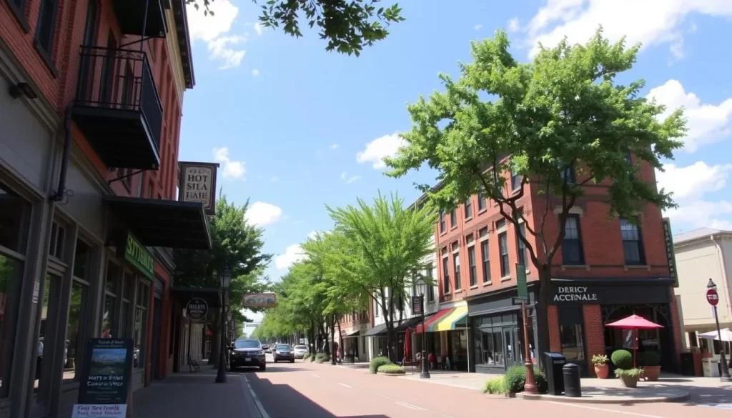 Image of Central Avenue in downtown Hot Springs