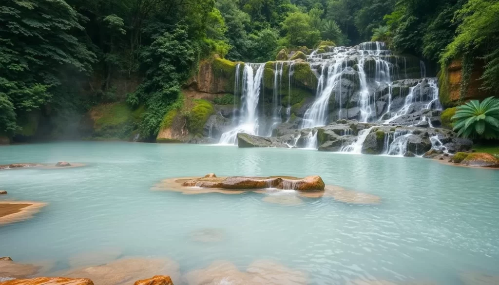 Image of Chae Son National Park's hot springs and waterfalls