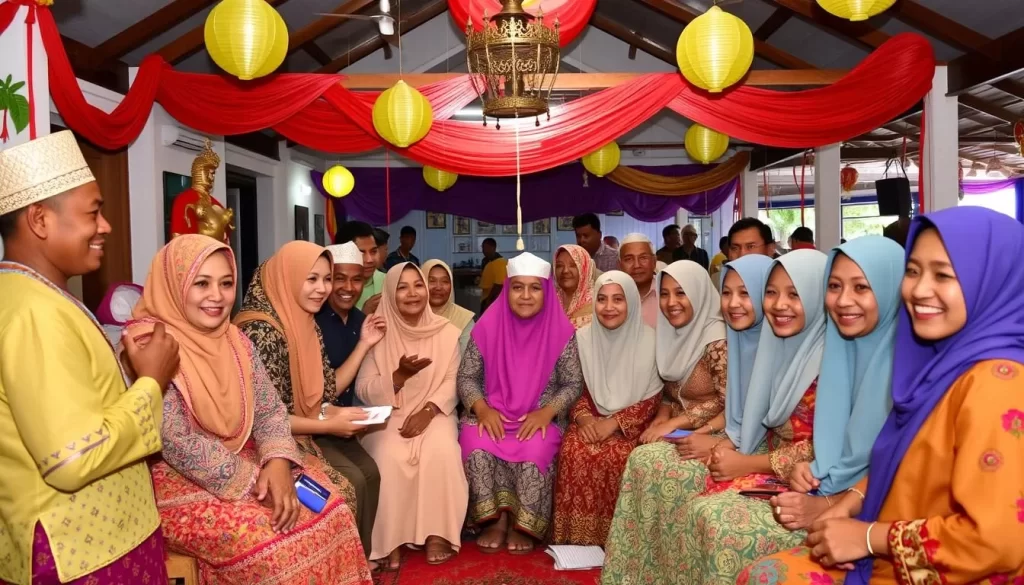 Image of Cocos Malay community celebrating Hari Raya Puasa on Home Island