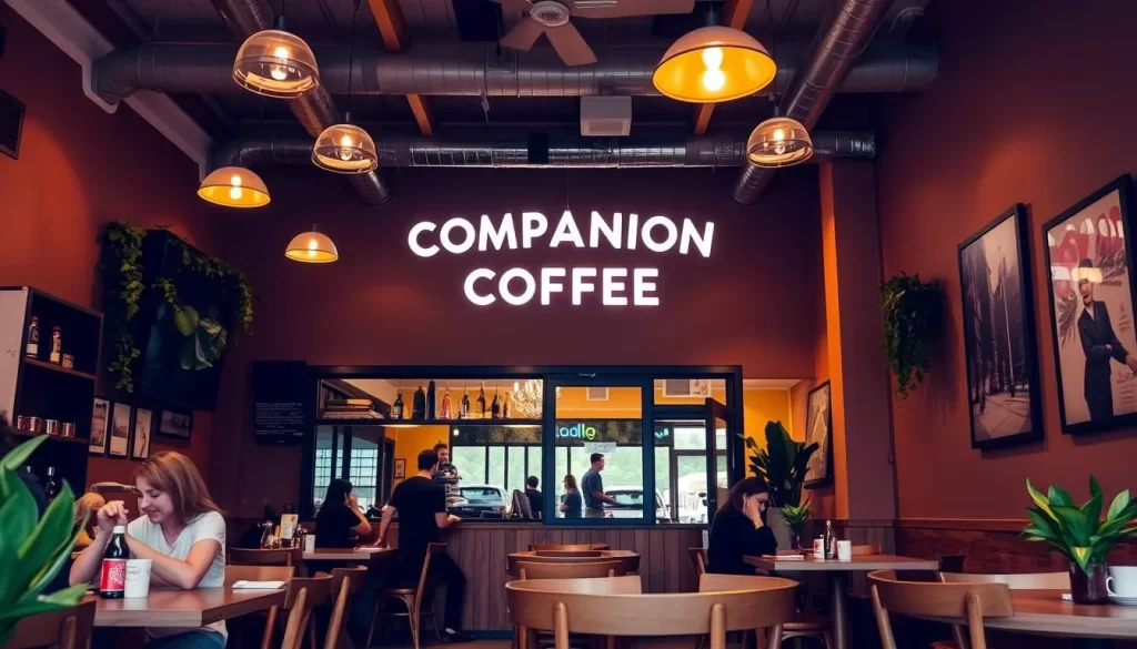Image of Companion Coffee's interior