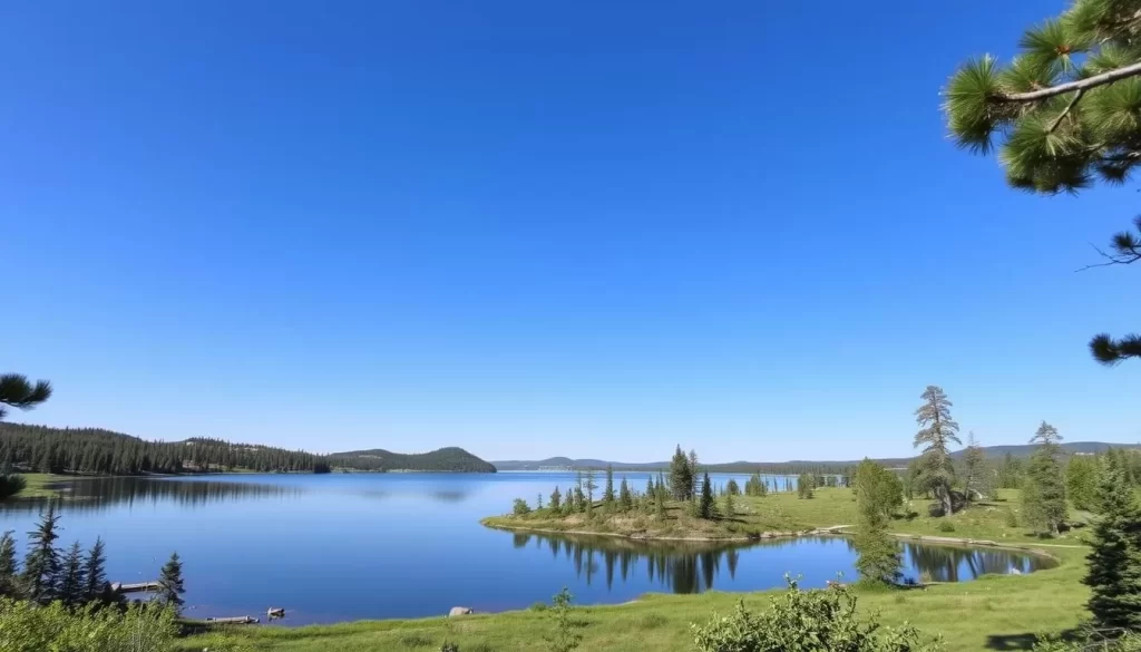 Image of Custer State Park lakes