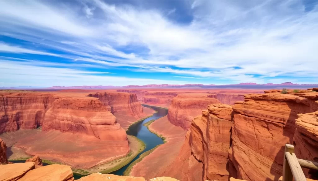 Image of Dead Horse Point Overlook with the Colorado River in the background