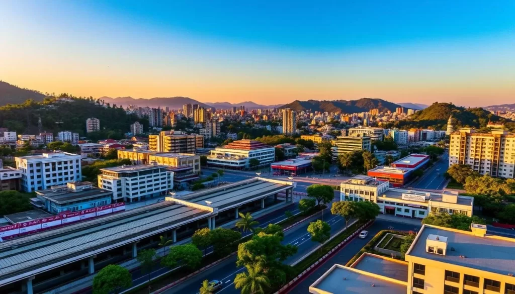 Image of Dehradun cityscape or a major transportation hub