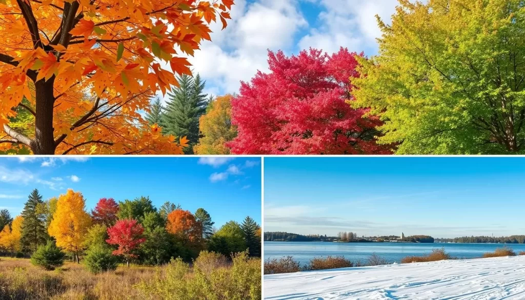 Image of Delaware's seasonal changes