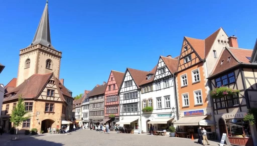 Image of Echternach's medieval town center