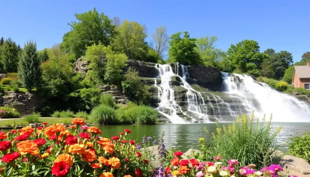 Image of Falls Park on the Reedy with the 28-foot waterfall