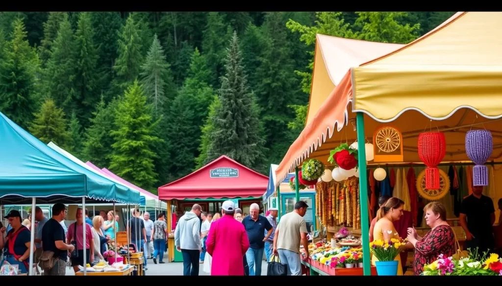 Image of Forest Fair in Girdwood, Alaska, at the edge of Chugach State Park