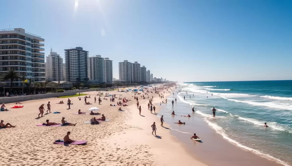 Image of Gold Coast beach activities