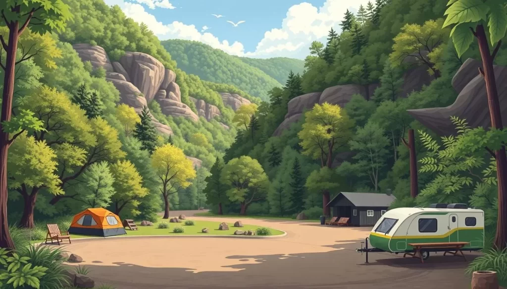 Image of Gulpha Gorge Campground