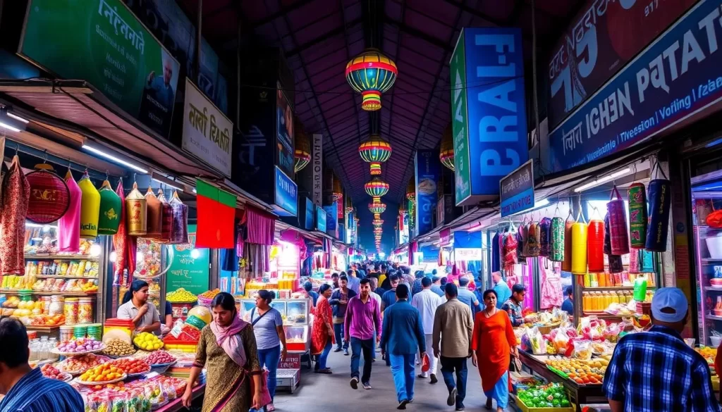 Image of Gumruk Bazaar with vibrant colors and bustling atmosphere