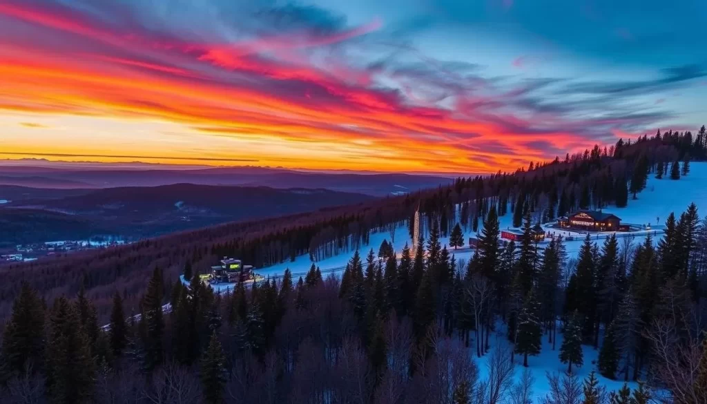 Image of Gunstock Mountain Resort's location in Gilford, New Hampshire