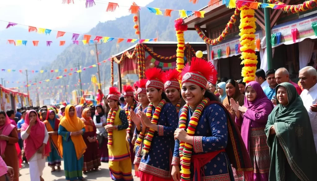 Image of Halda festival celebration in Lahaul district, Himachal Pradesh