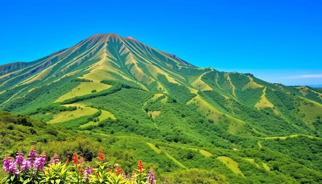 Image of Hallasan Mountain, Jeju Island's highest peak