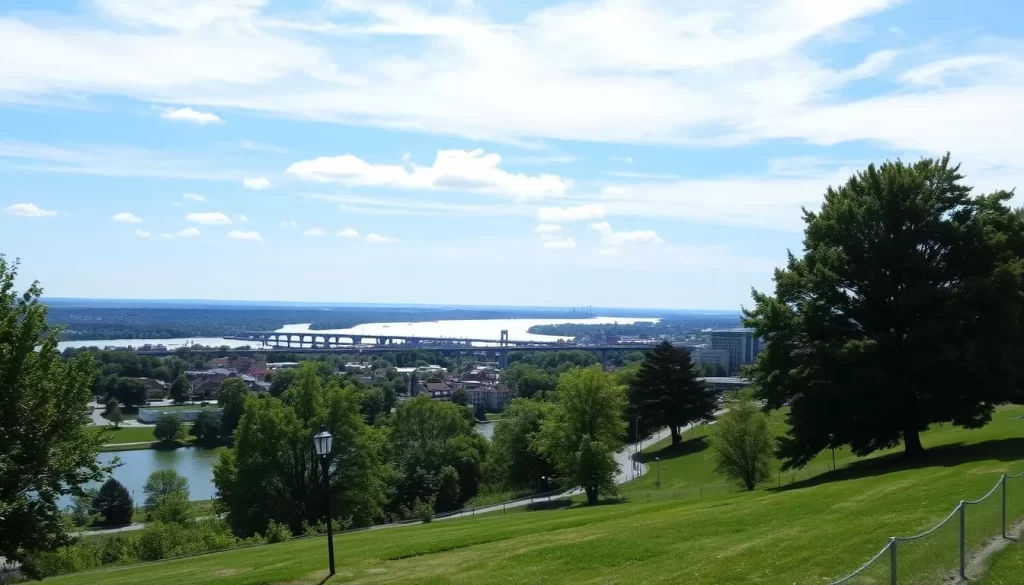 Image of Harris Riverfront Park with Ohio River views
