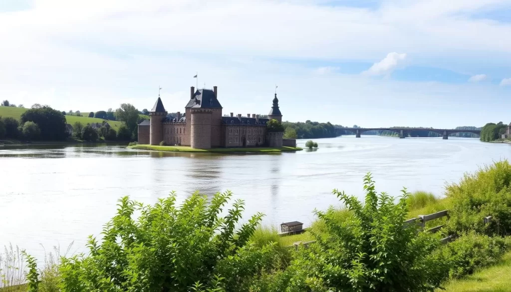 Image of Het Steen Castle along the Scheldt River