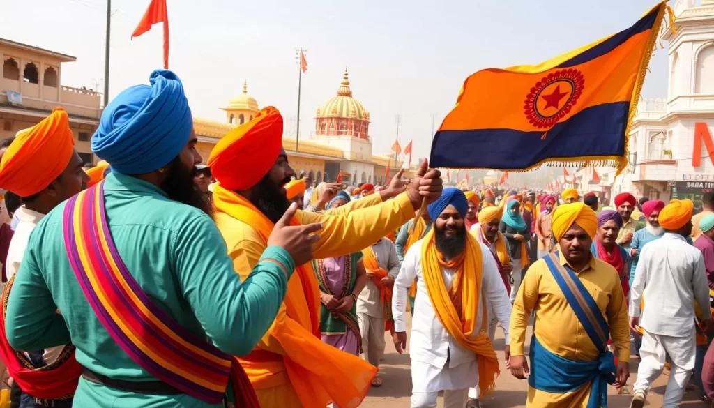 Image of Hola Mohalla celebrations in Anandpur Sahib