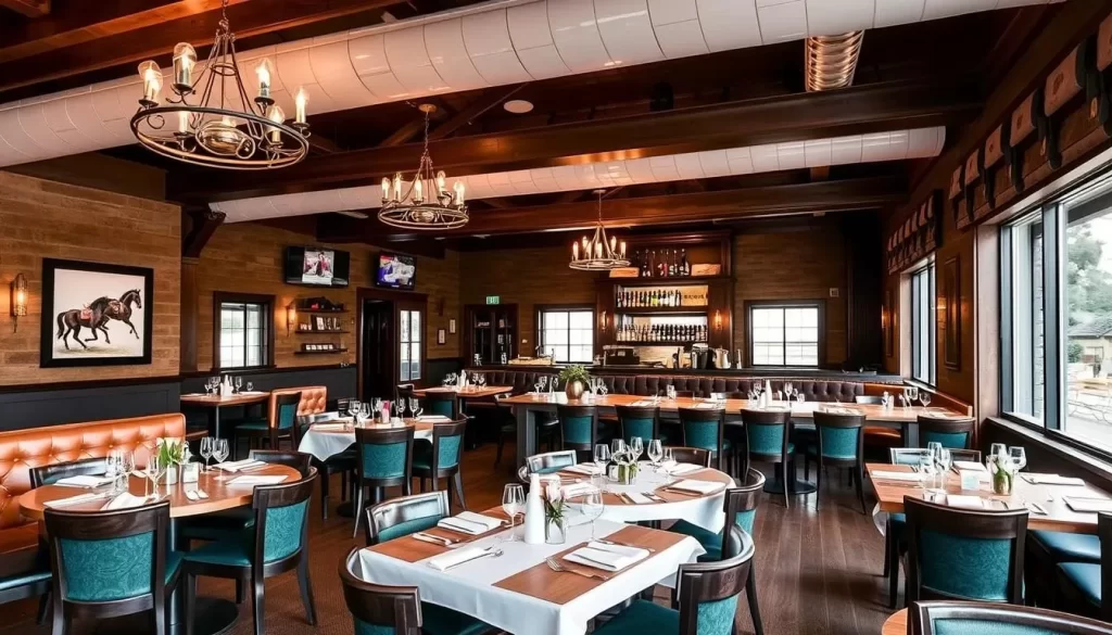 Image of Horses restaurant with its equestrian-themed decor