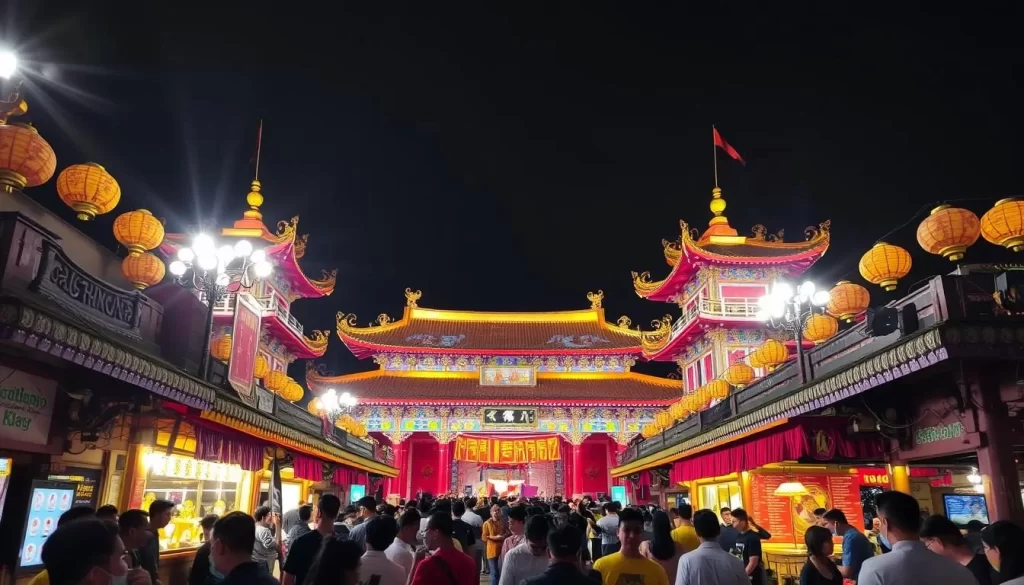 Image of Hsinchu City God Temple during the festival