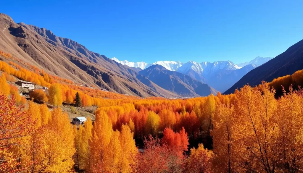 Image of Hunza Valley during autumn