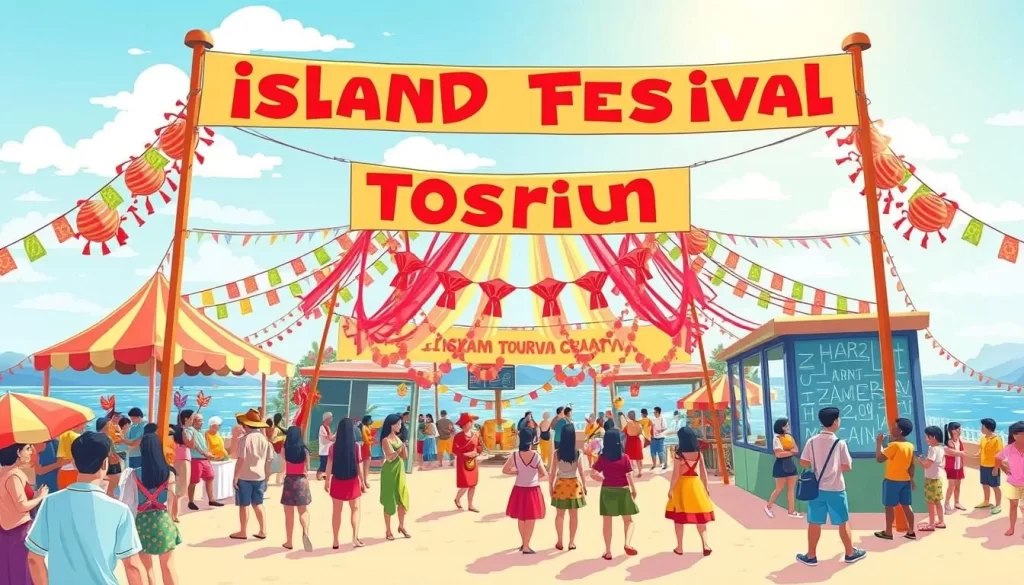 Image of Island Tourism Festival celebrations