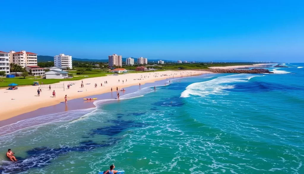 Image of Jinzun coastline with outdoor activities