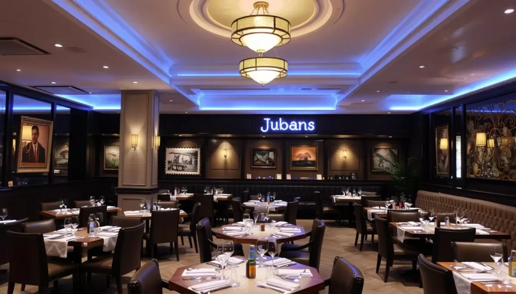 Image of Jubans restaurant interior
