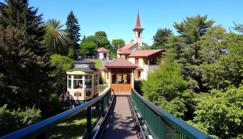 Image of Kamienna Hill funicular in Gdynia, Poland