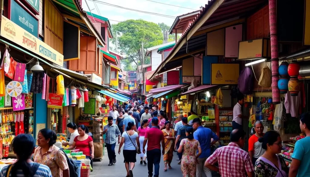 Image of Kariakoo Market's busy alleyways